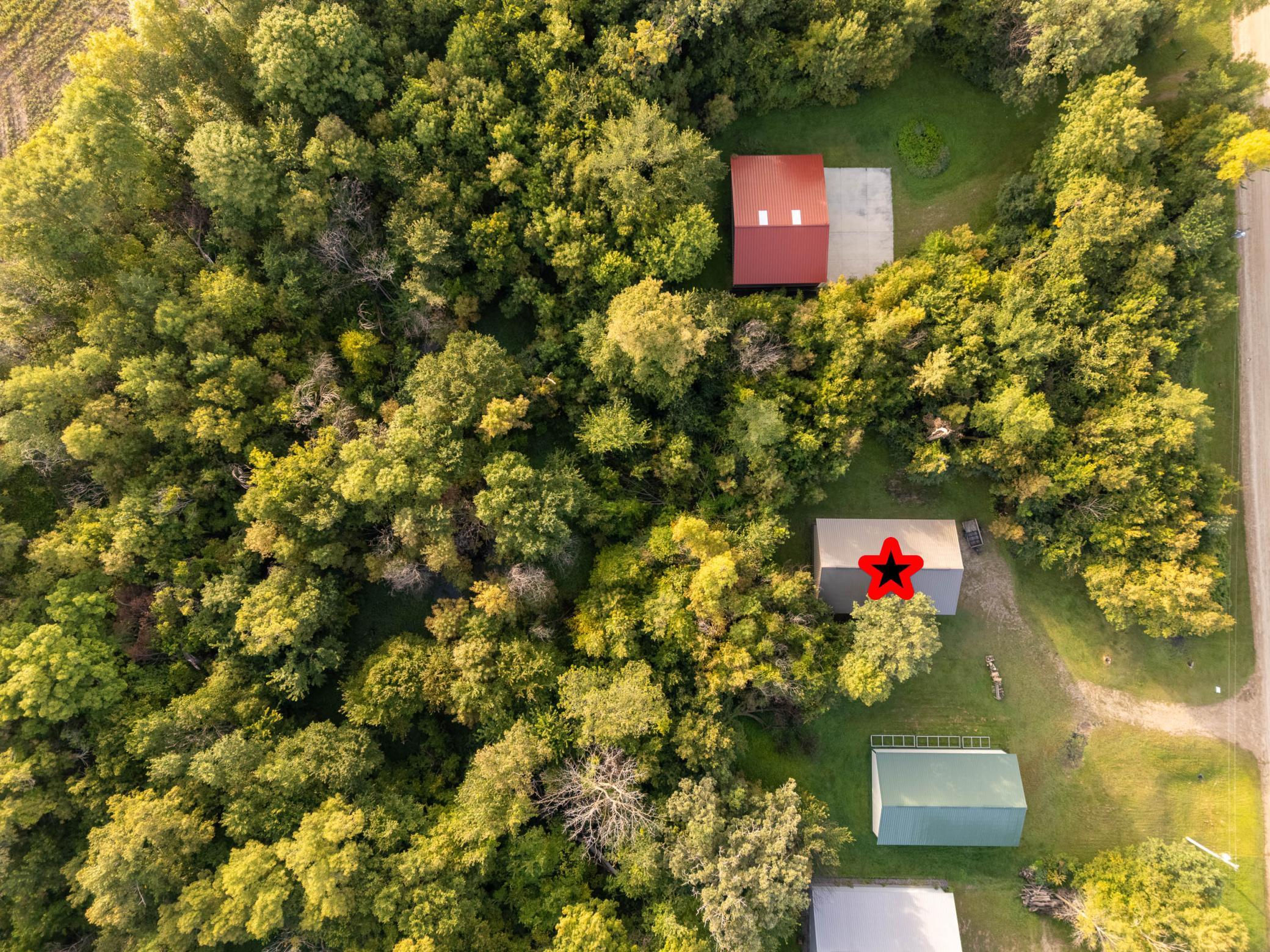 Red star marks the spot!