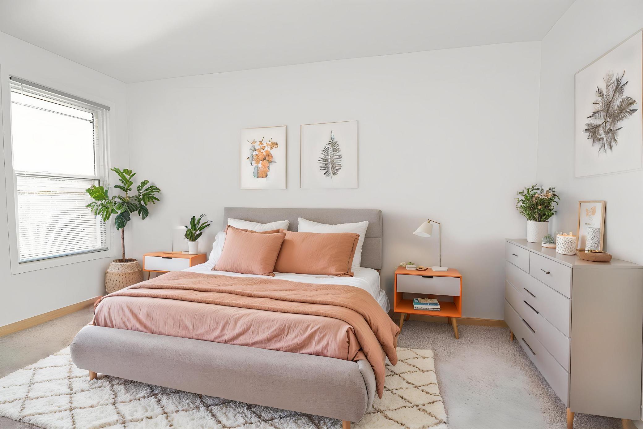 Bedroom (Virtually Staged)