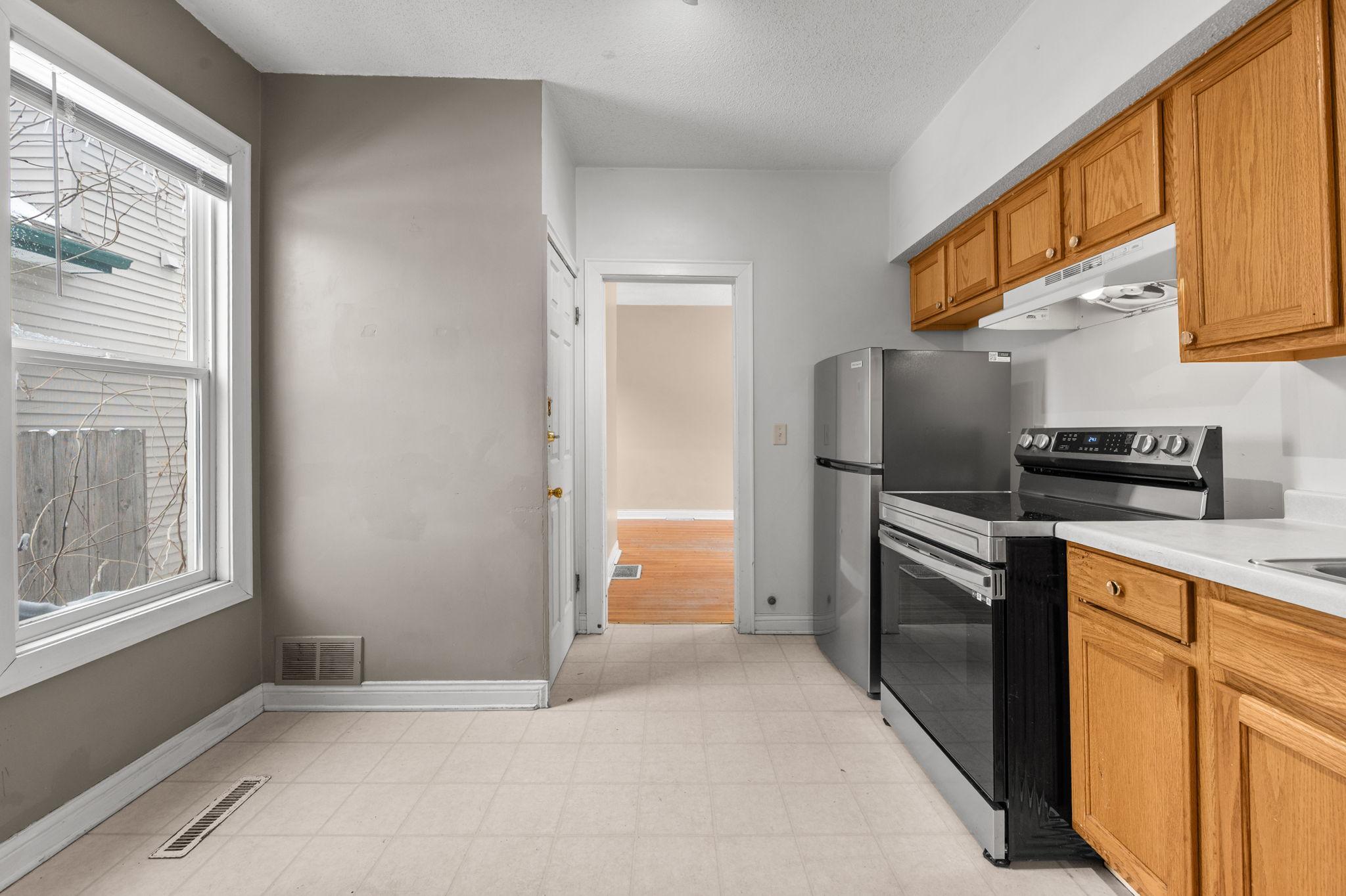 Kitchen offers great natural light