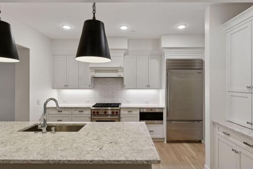 High end appliances and plenty of storage space for your kitchen needs.