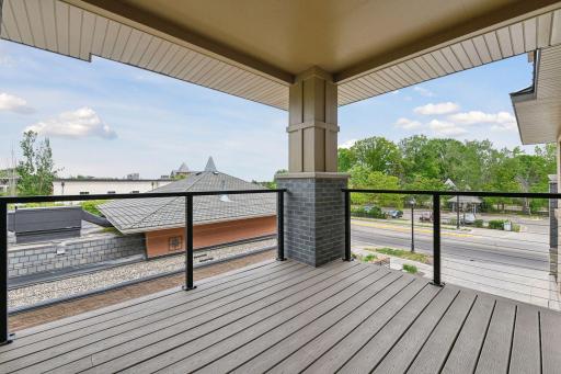 Private, covered deck perfect for grilling, entertaining, or enjoying the views