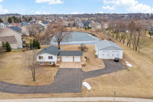 Welcome to 15335 Valley View Drive, Savage, Minn. Home and 40'x 60' accessory building is located on 1.23 acres.