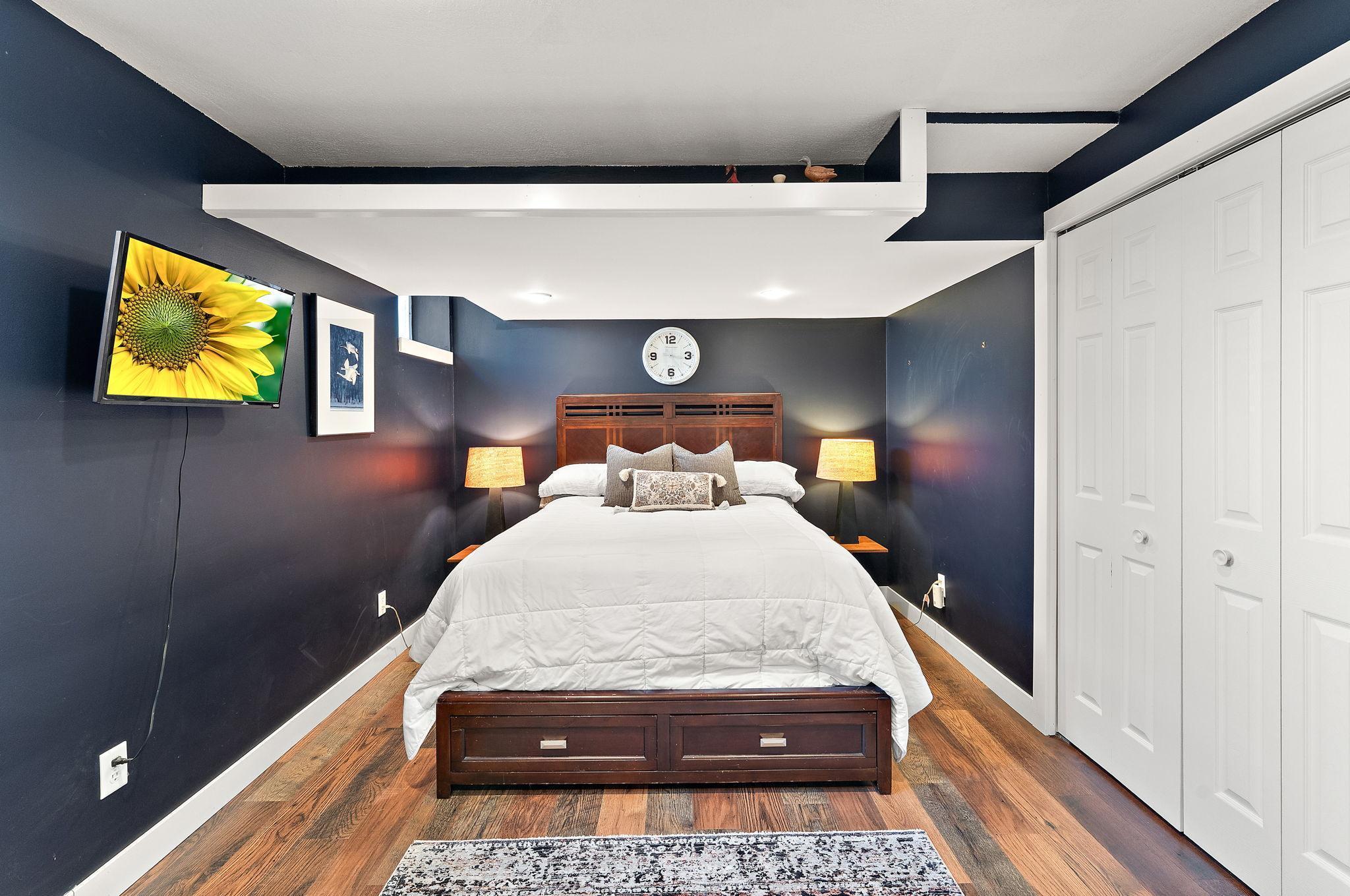 Lower level 4th bedroom