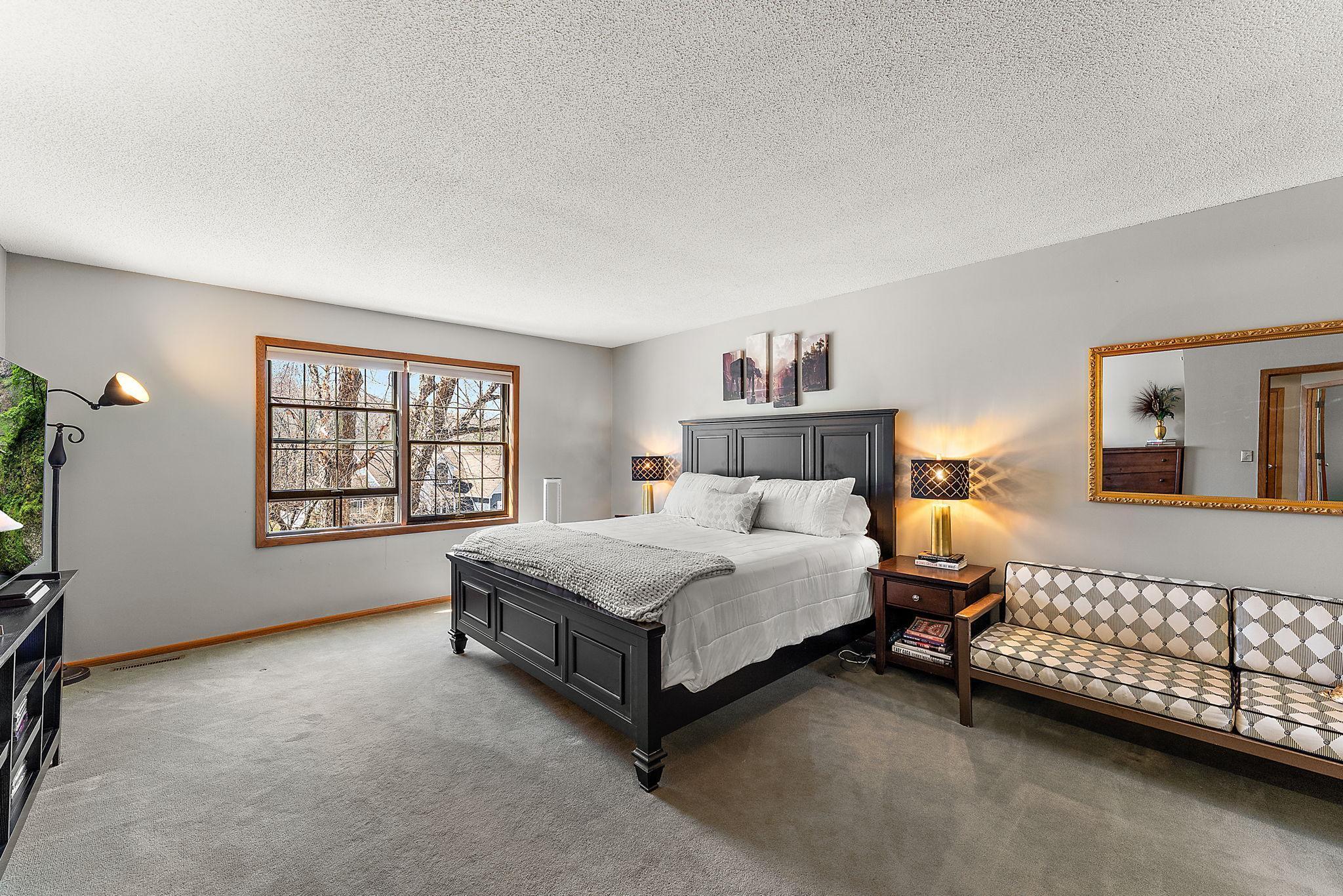 Wonderfully spacious primary suite