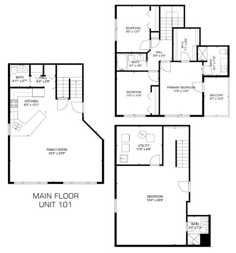 Floorplan 101 - 4 BED