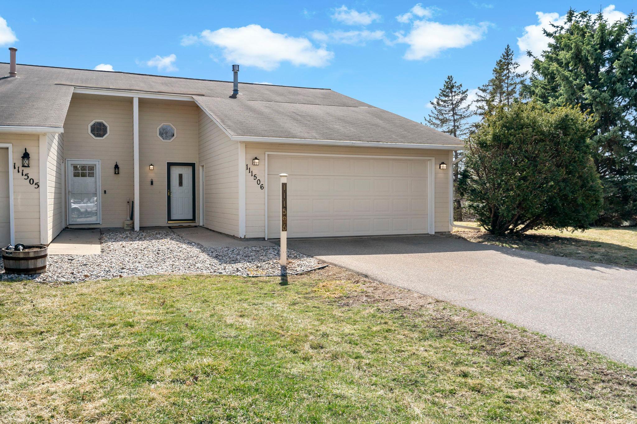 Twin home offering strong value and easy-care yard