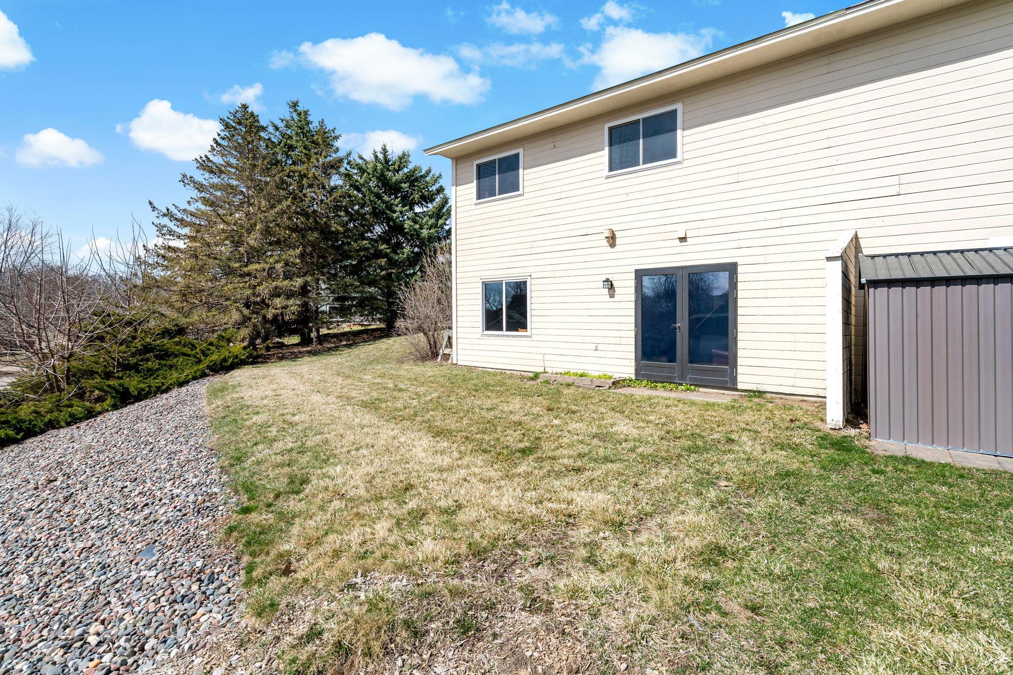 Low maintenance exterior with room to personalize