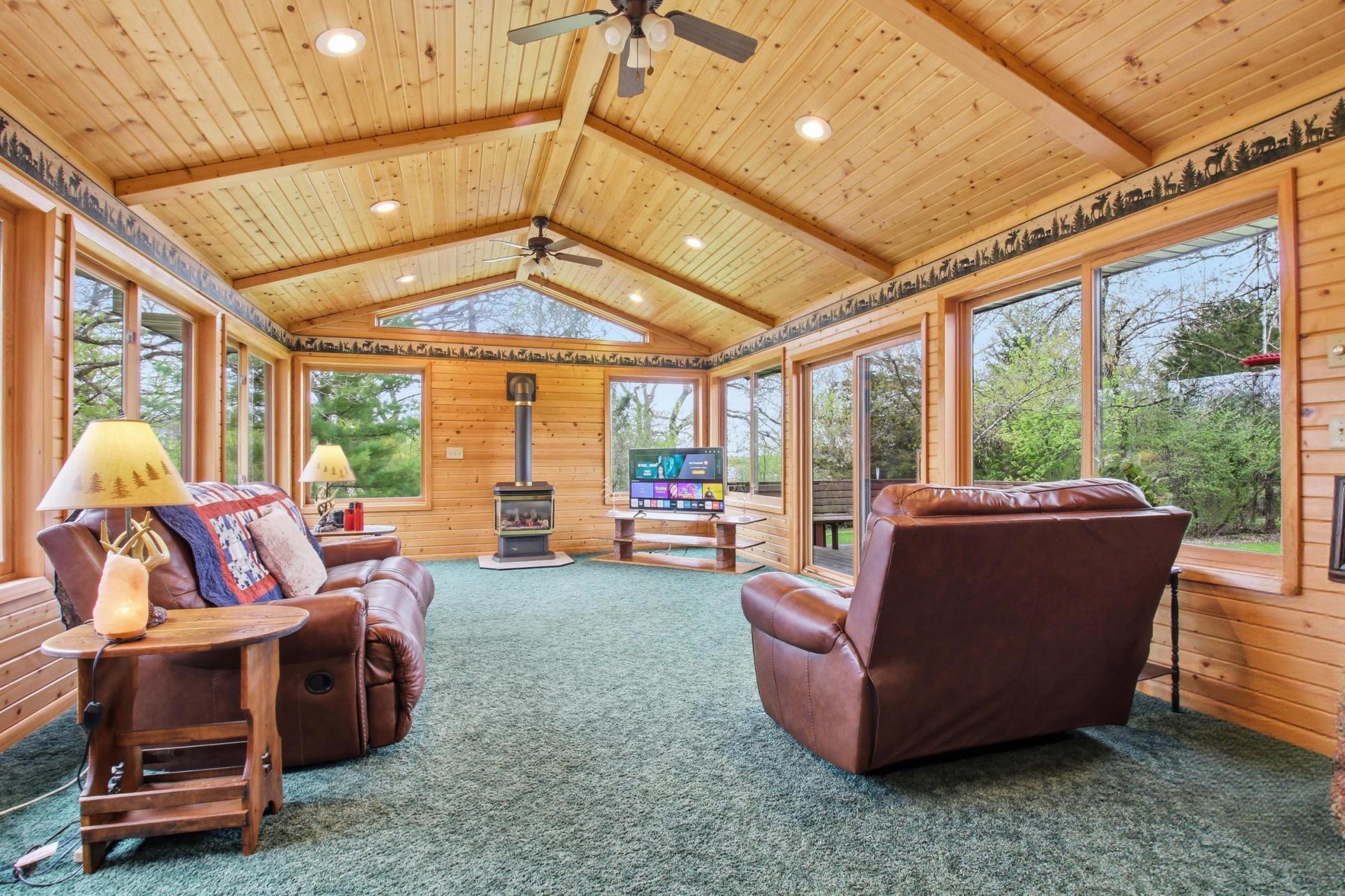 Sunroom With Gas Heat
