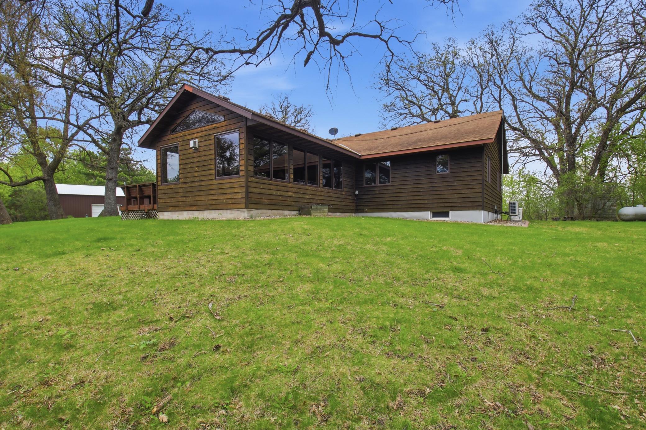 Back View of Sunroom & Home