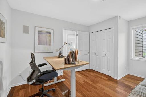 Versatile room could be an office, craft room, yoga room, or additional bedroom