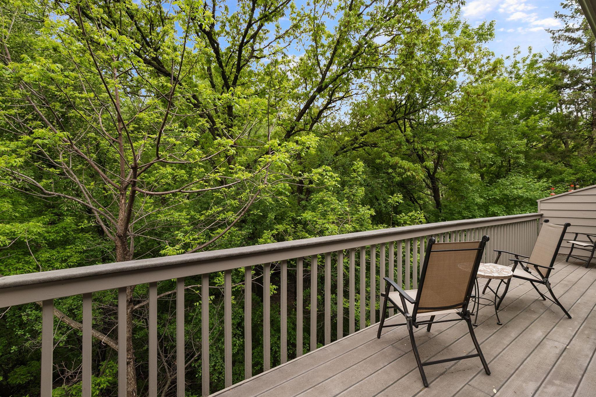 Private views from the deck