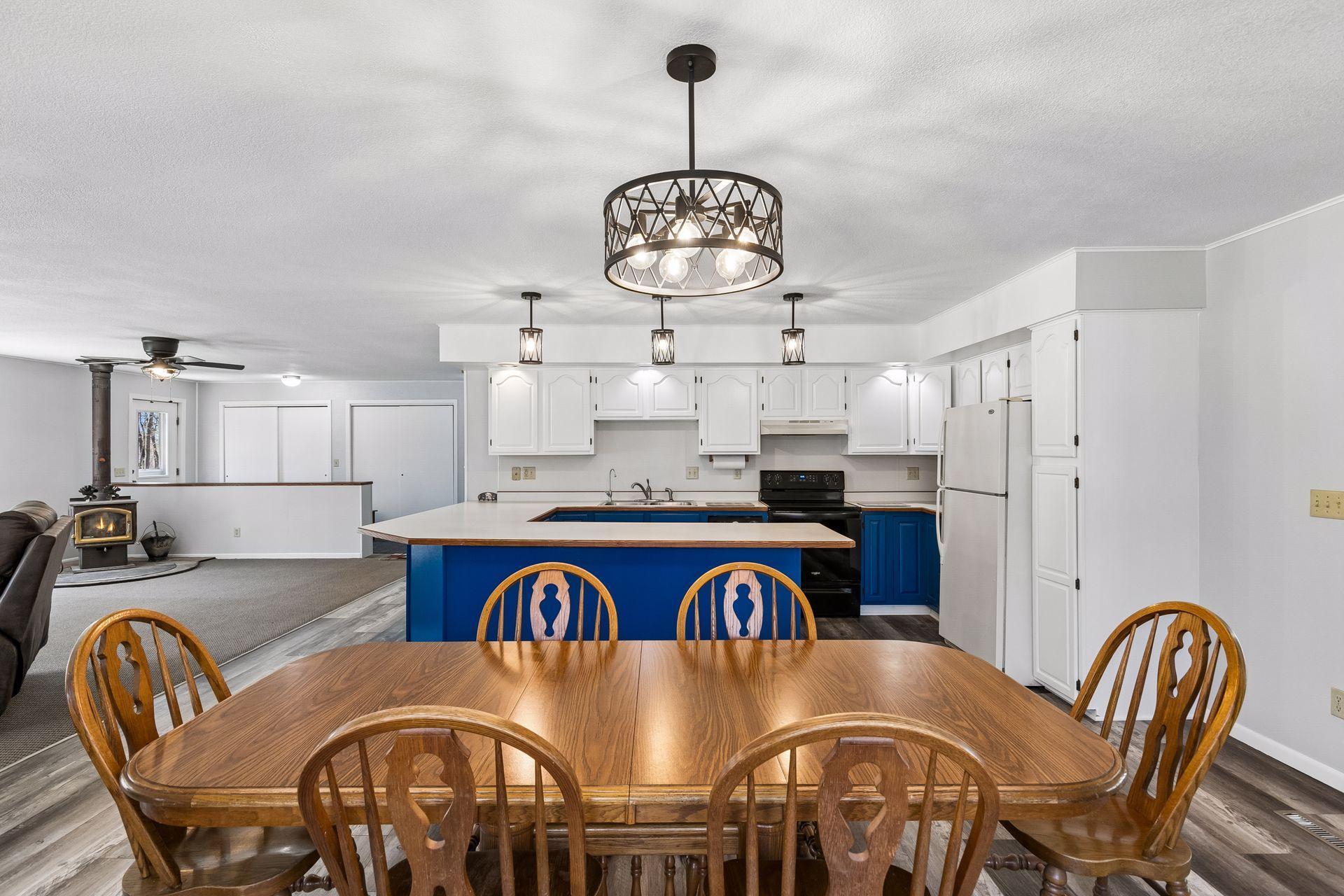 Kitchen and dining area