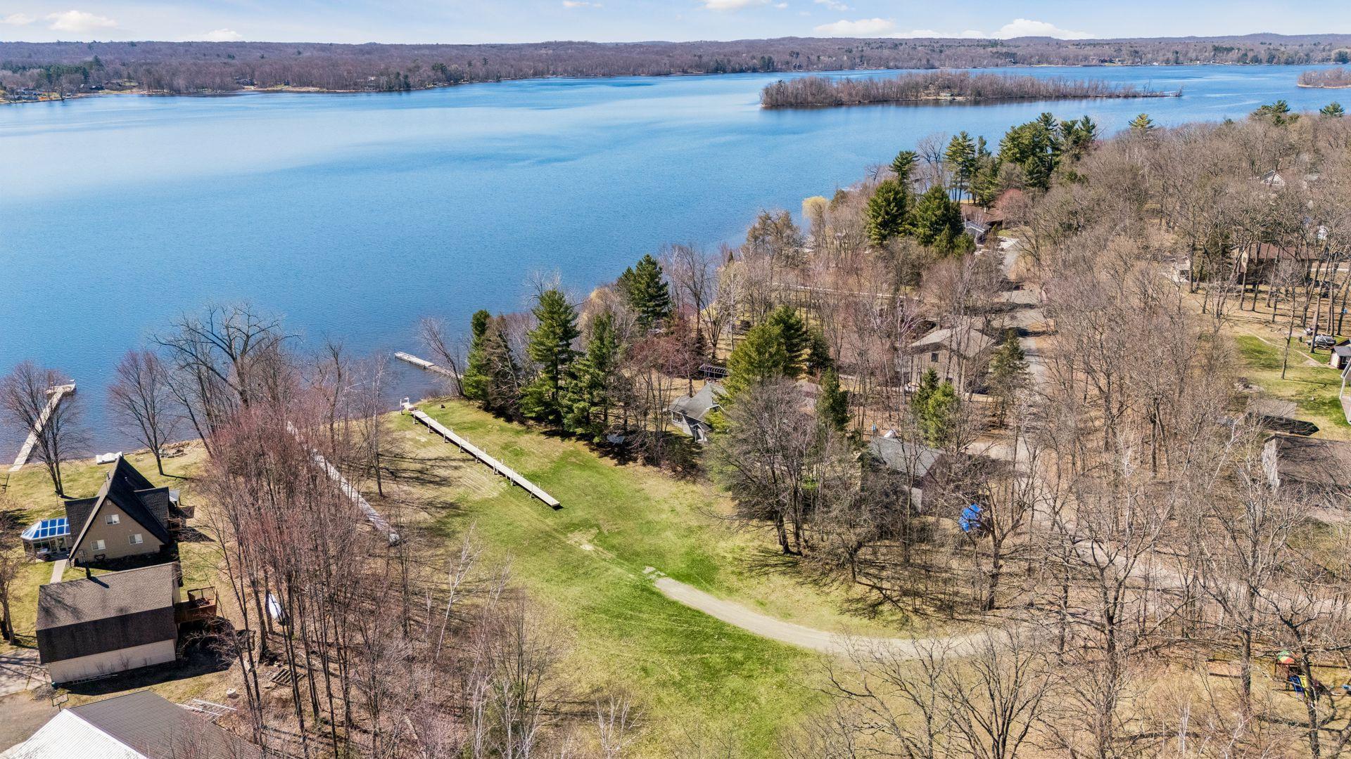 Dock access to Bone Lake