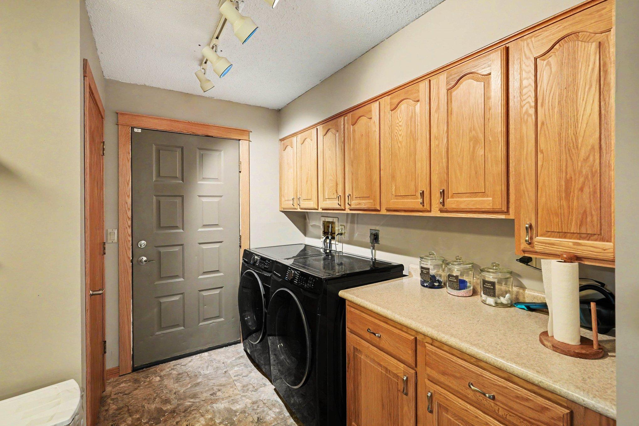 Garage entry & laundry (mudroom / storage just off this space)