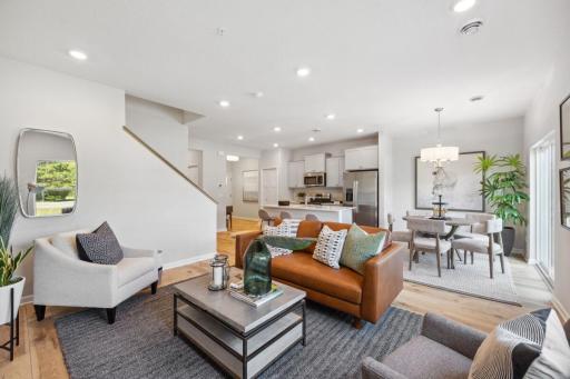 Living Room - Picture of Model Home