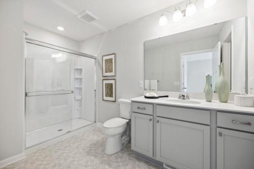 Owner's Bathroom - Picture of Model Home