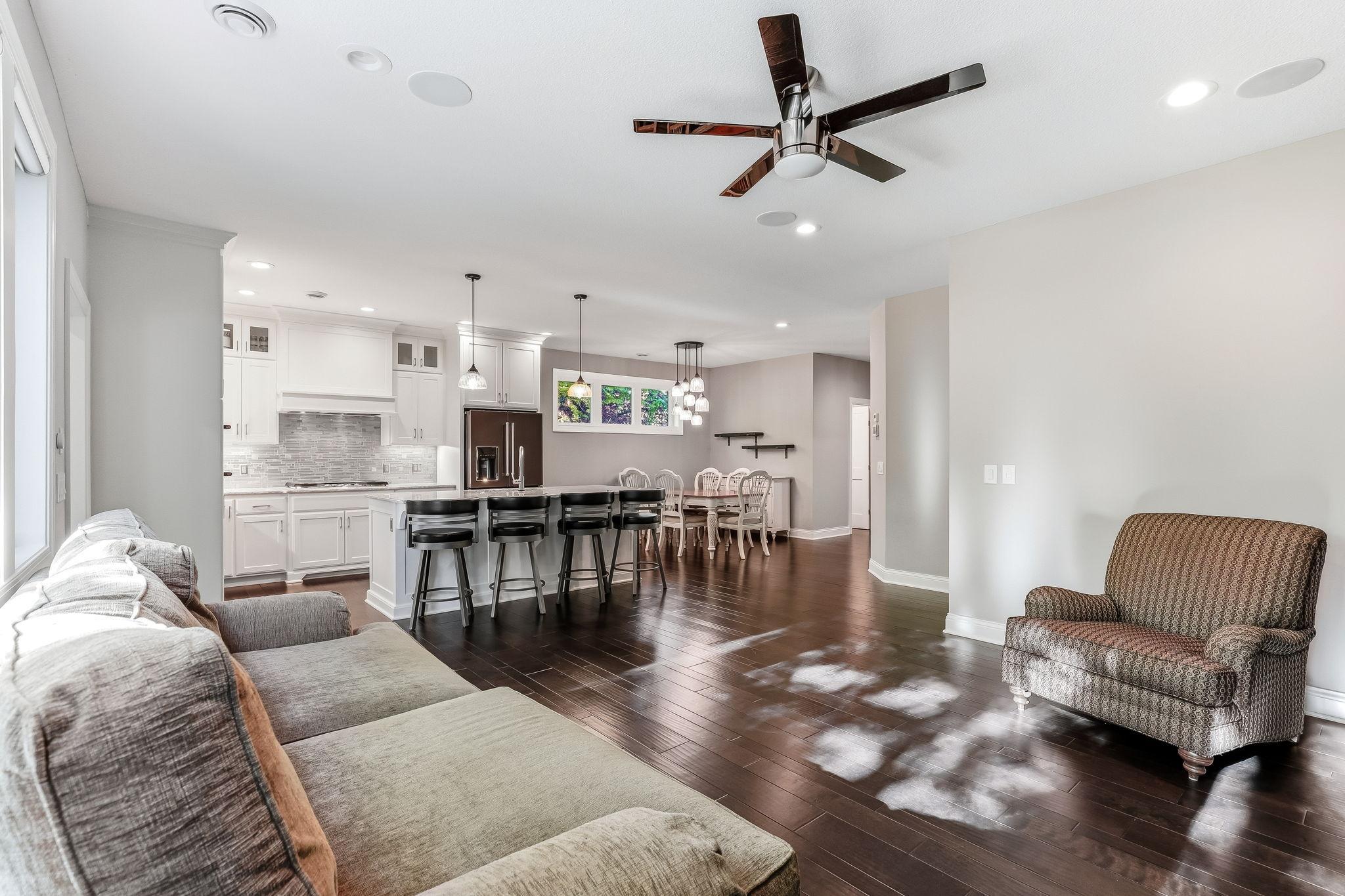 Living Room is open to the kitchen