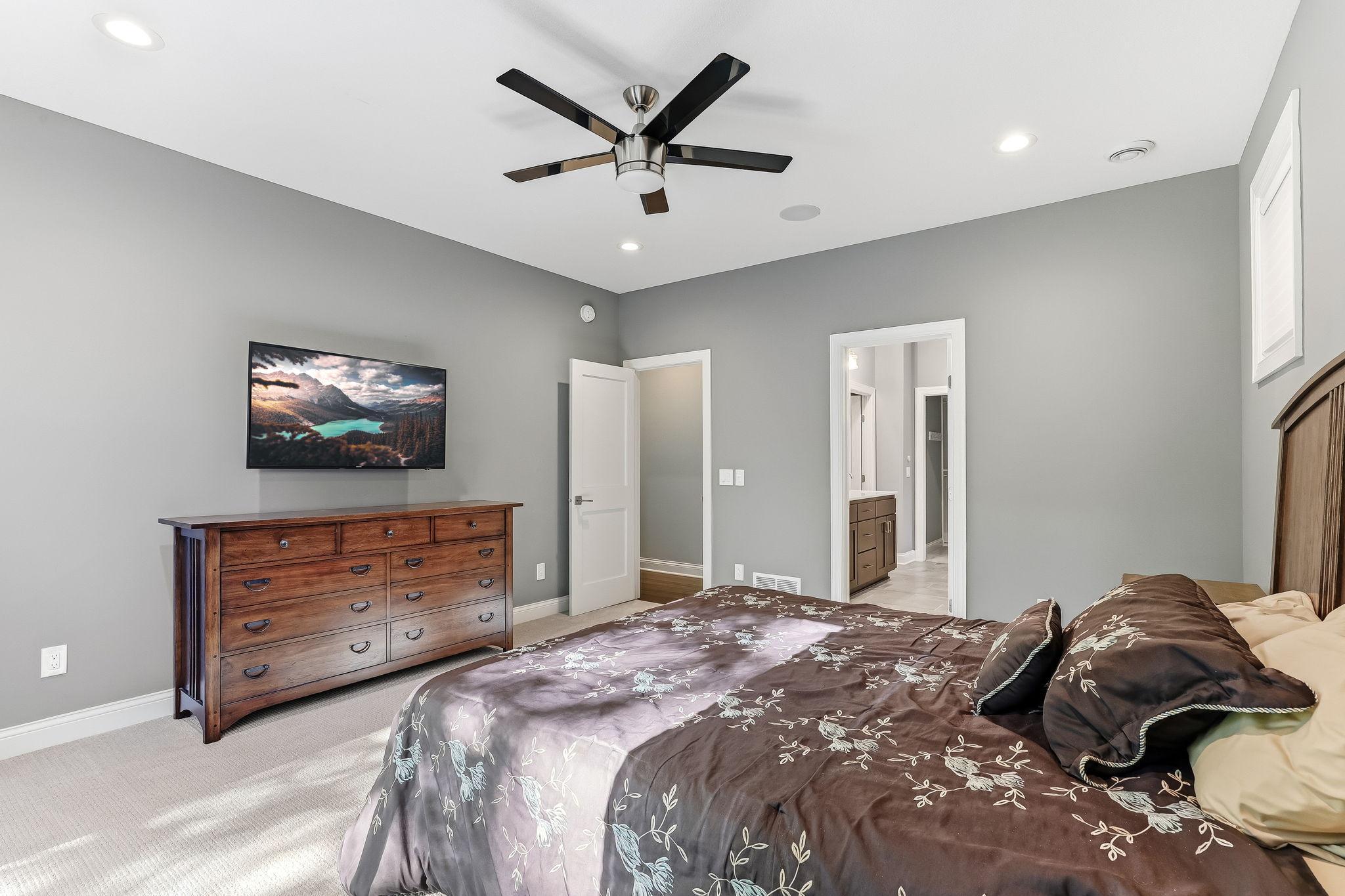 Master Bedroom is very spacious with natural light!