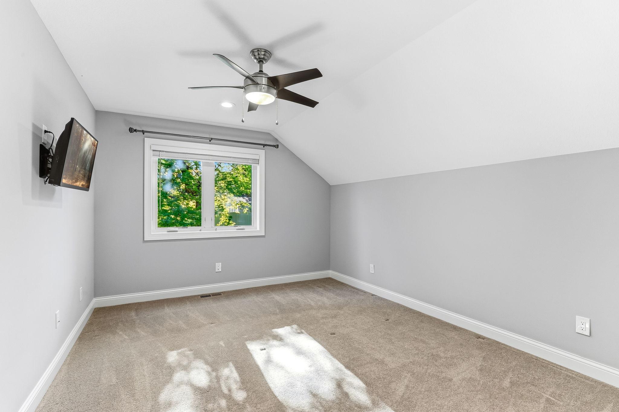Bedroom 3 features ceiling fan