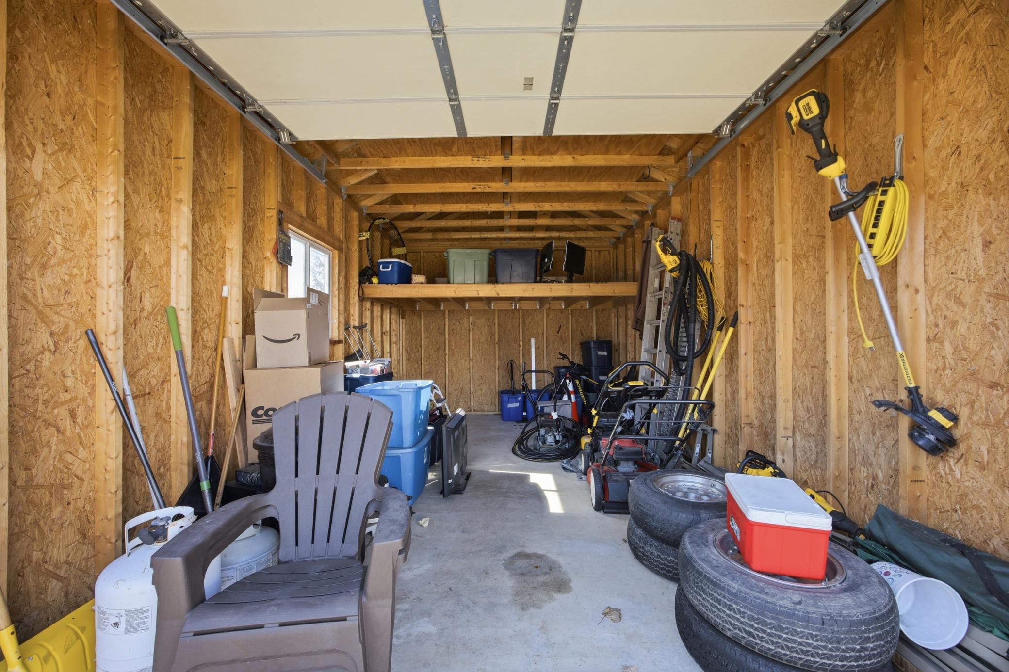 Inside of Shed