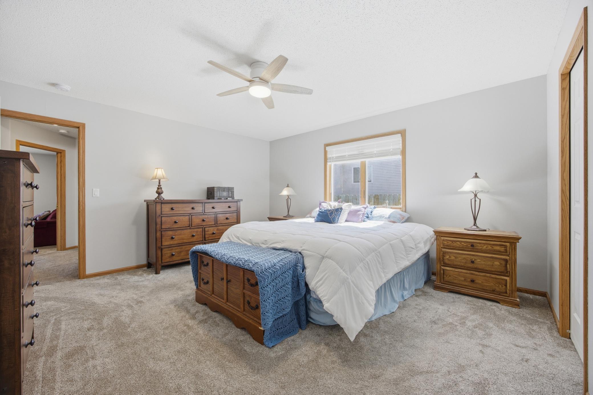 Primary Bedroom with Private Bath and Walk-In Closet.