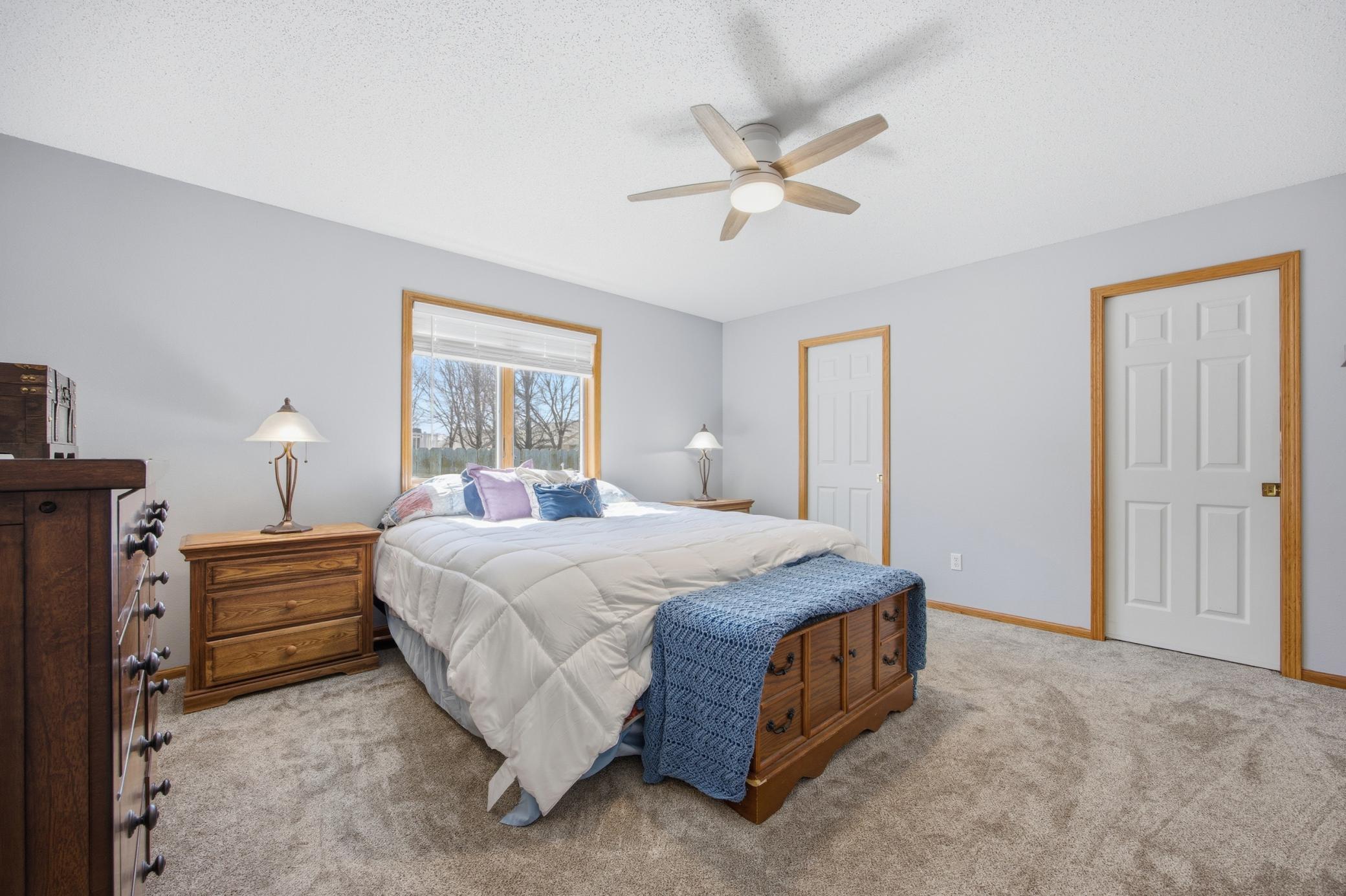Primary Bedroom with Private Bath and Walk-In Closet.