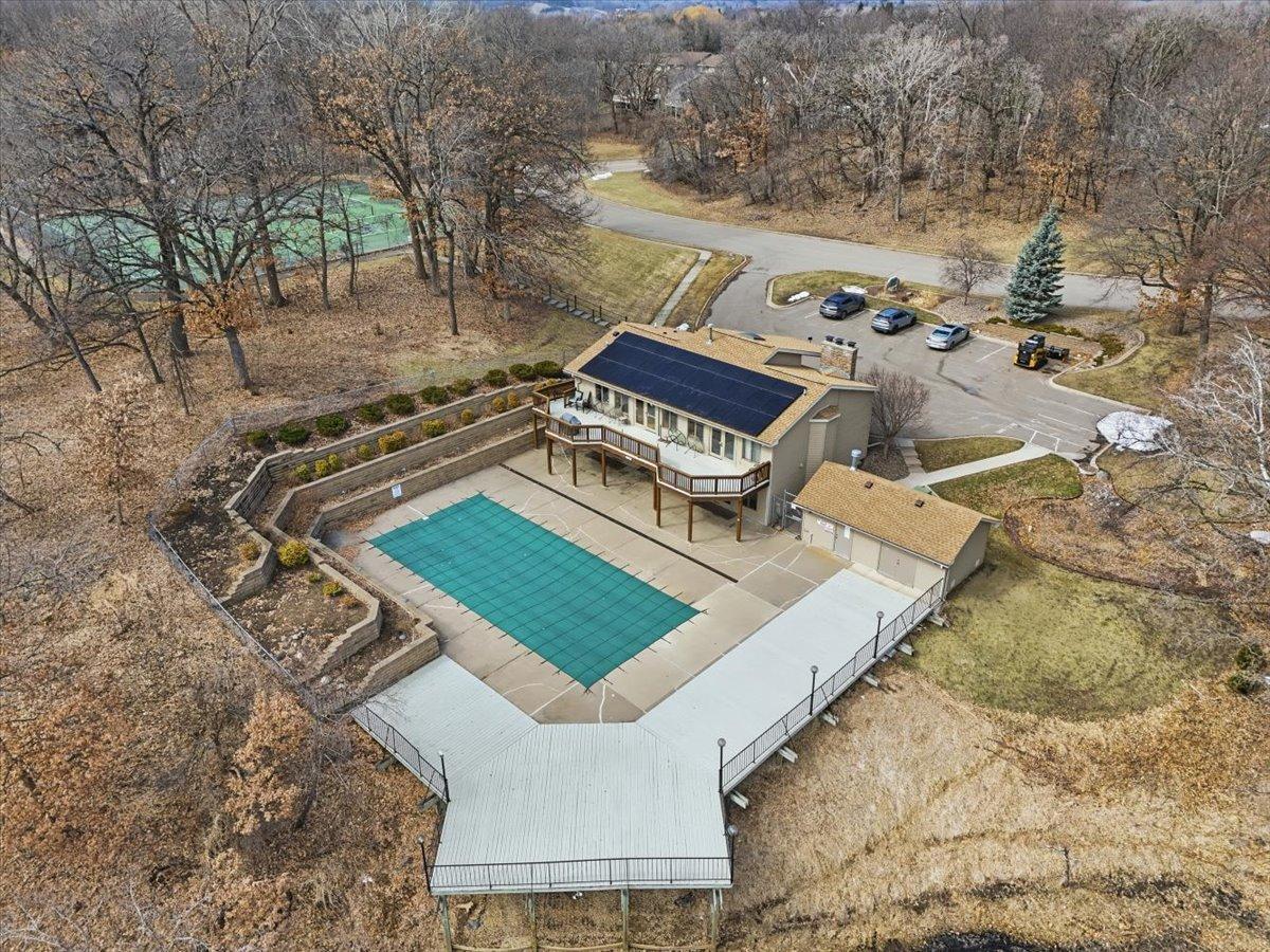 Community Rec Center with pool and pickleball courts