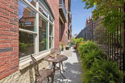 Make it your own... a bistro for morning coffee (virtually staged) or