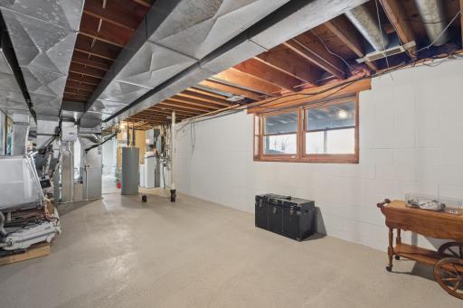Large Lower Level Ready for Your Finishing Touches