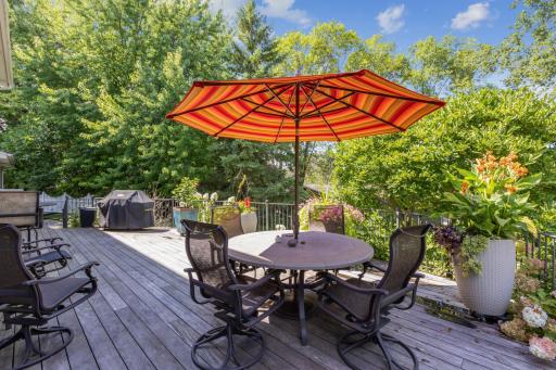 Enjoy Outdoor Living on the Expansive Deck