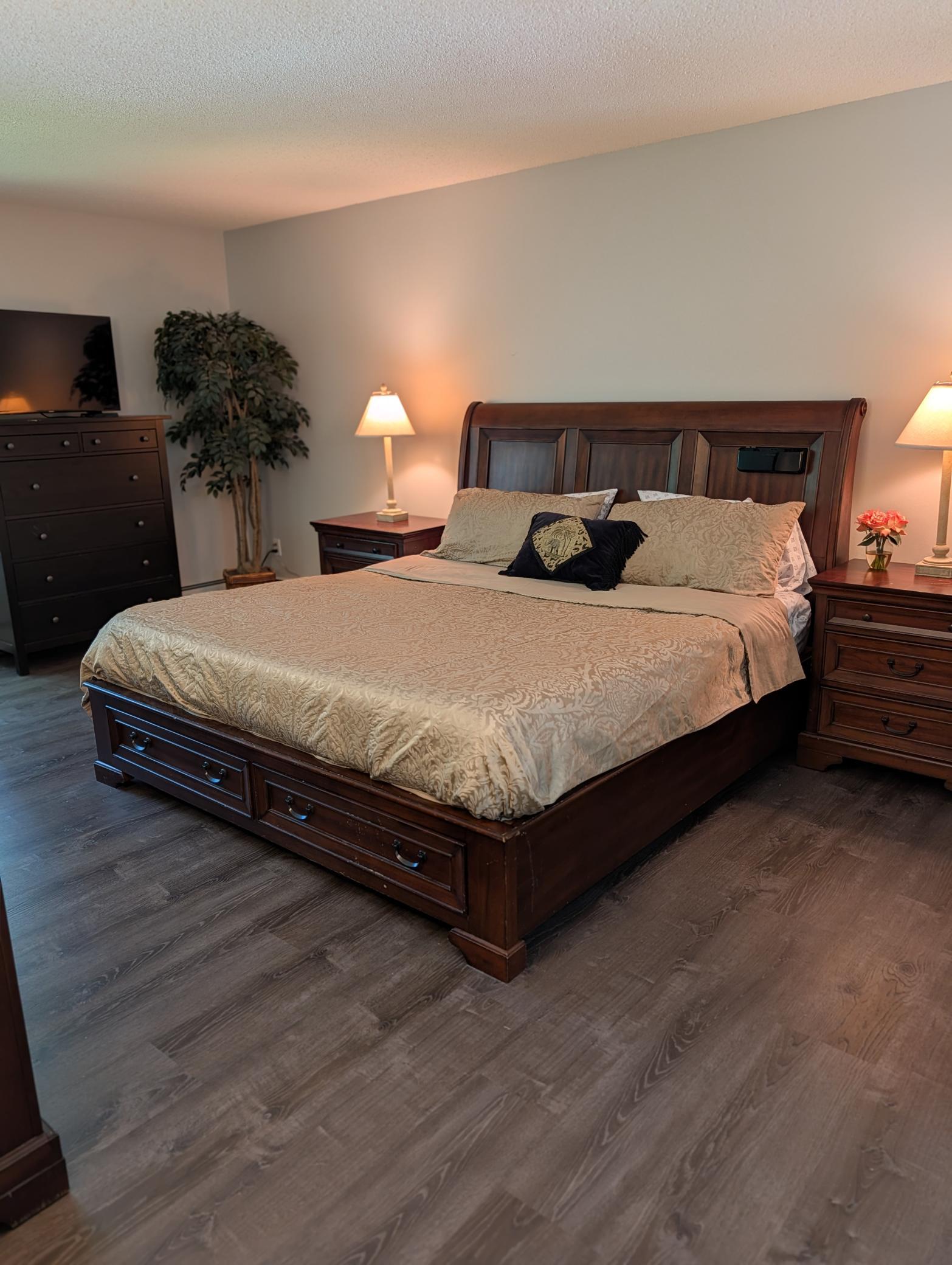 Spacious and large primary bedroom