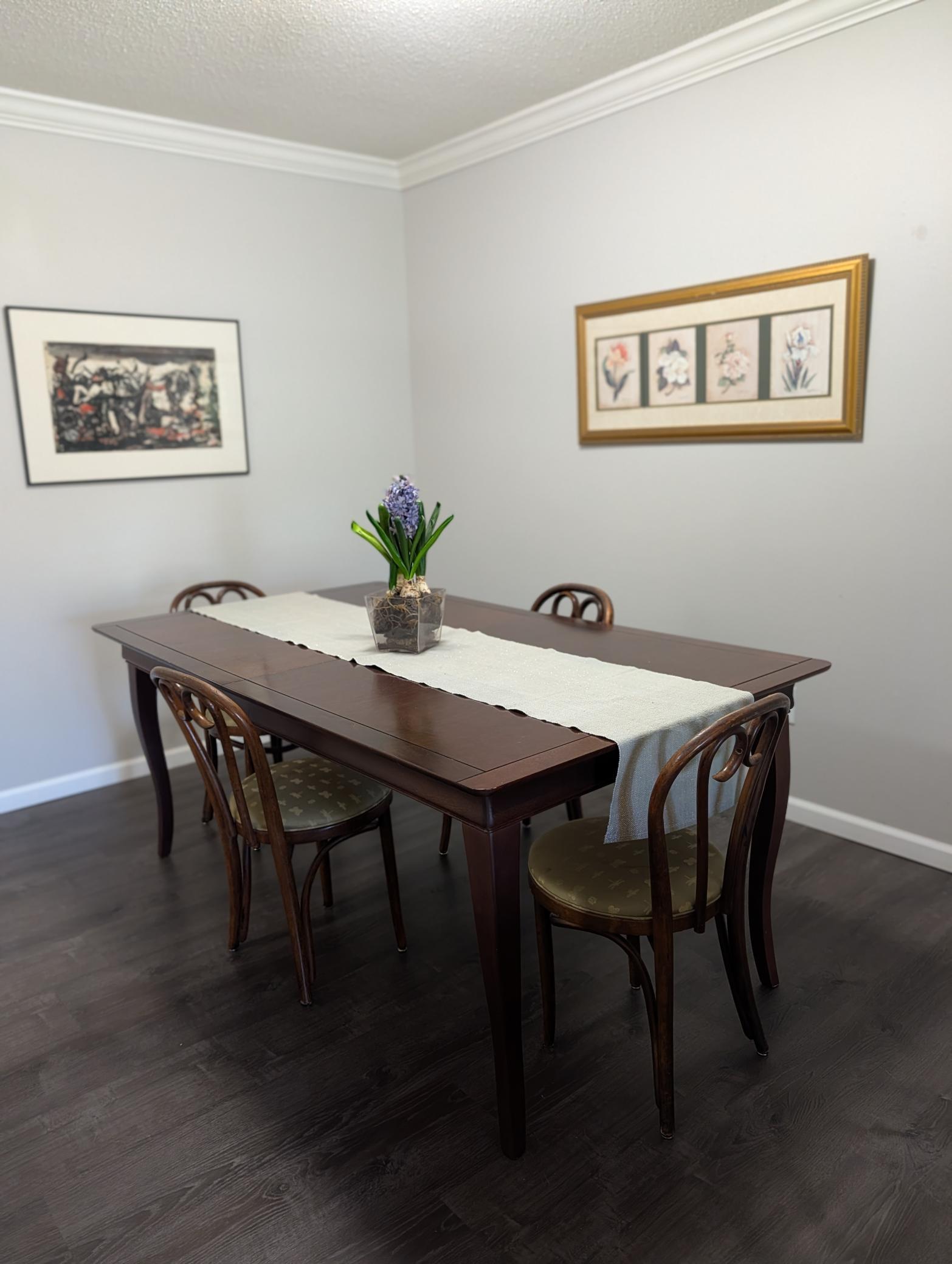 Adjoining dining room