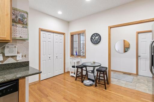 eat in kitchen + pantry