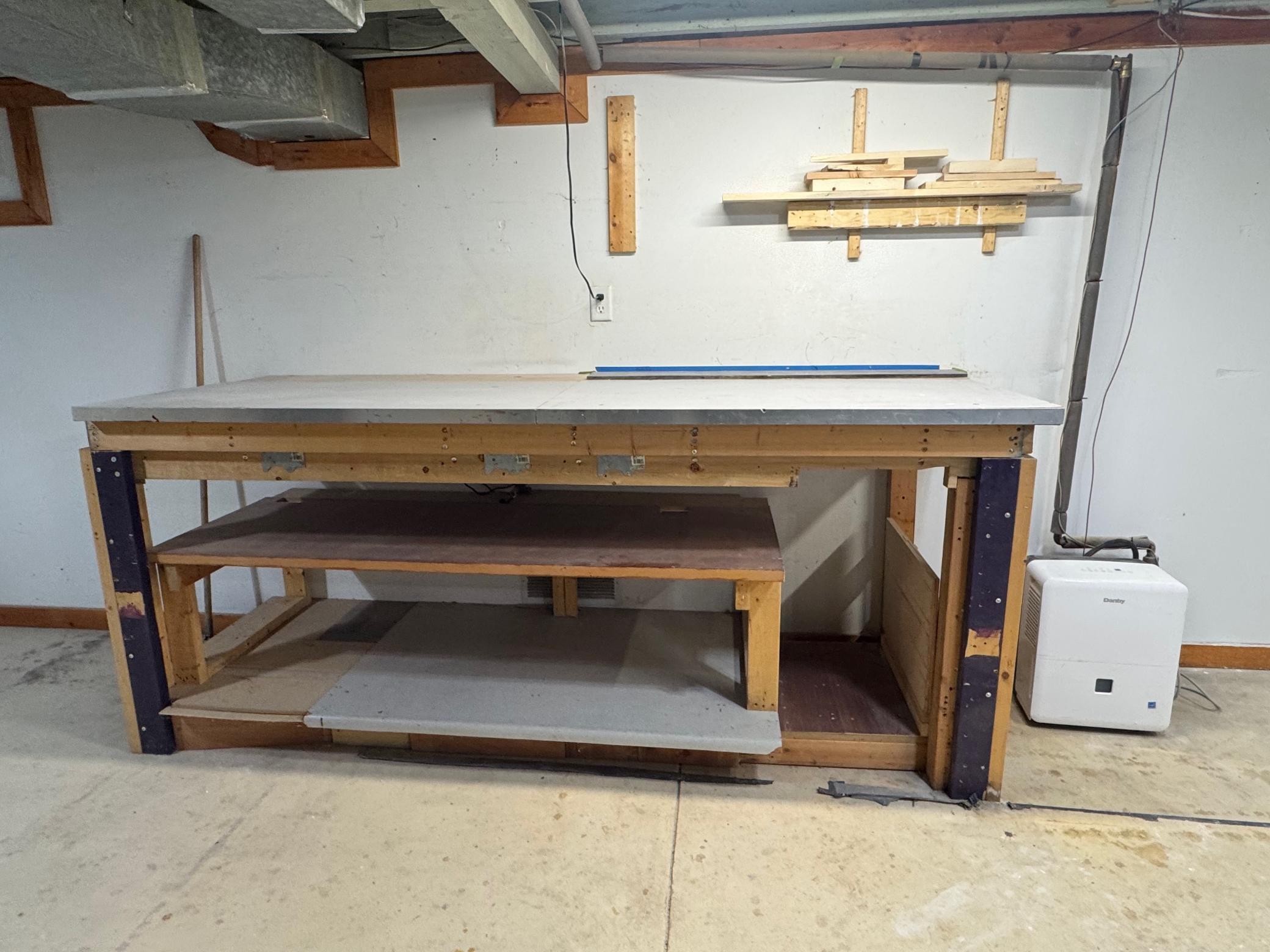 Basement workbench