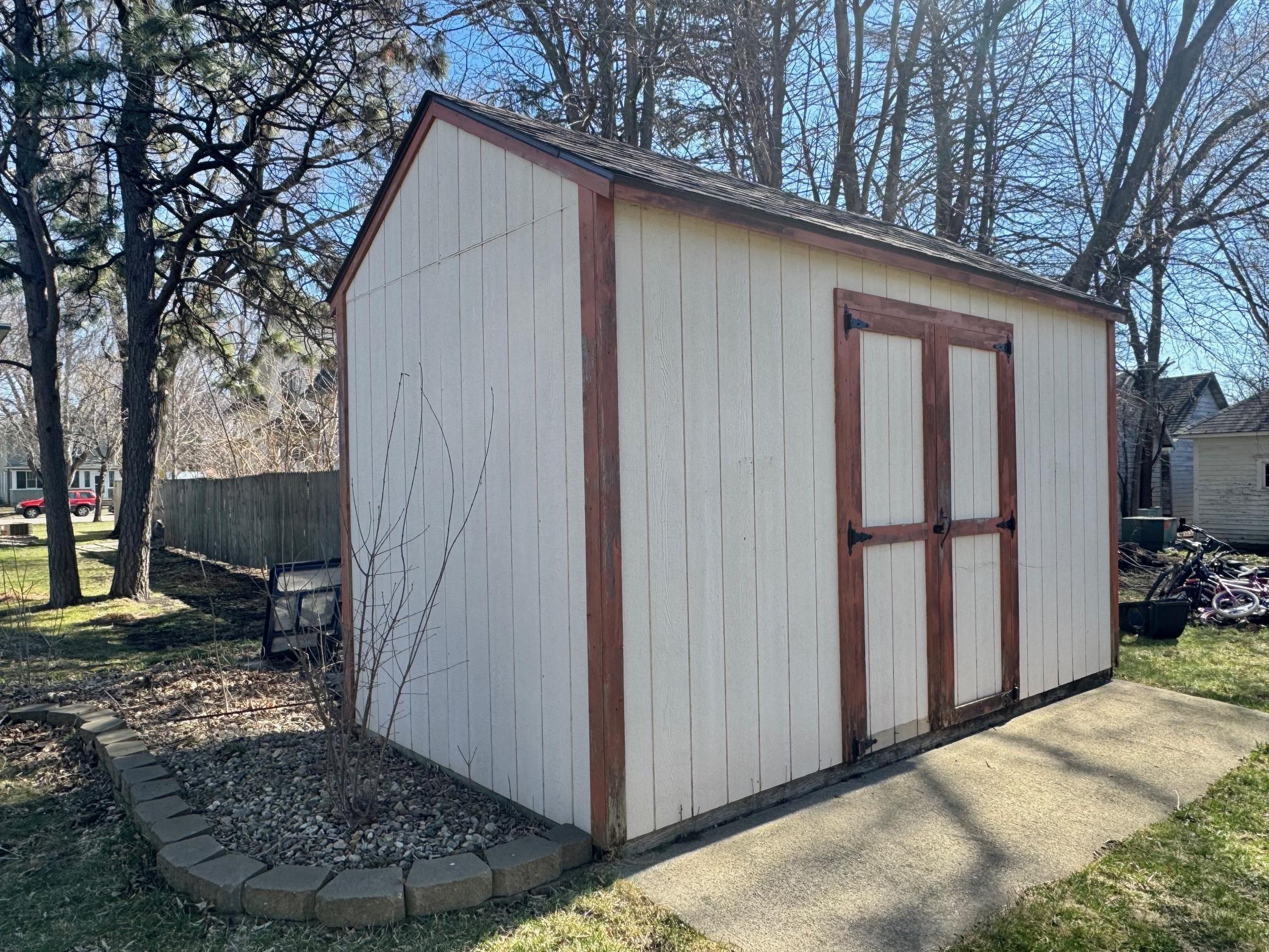 8' x 15' shed