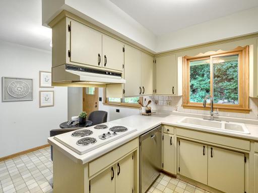 Opens to both formal and informal dining.