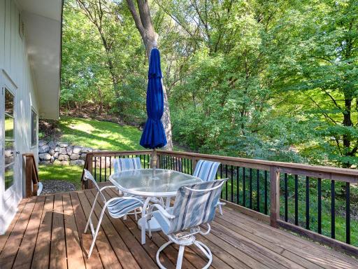 Generous wrap-around deck for outdoor living!