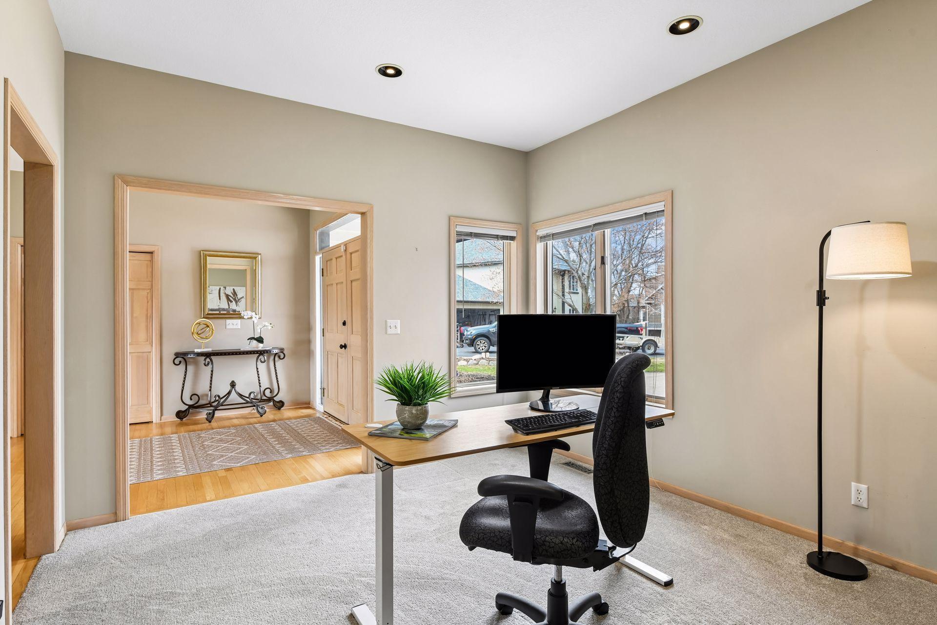 Formal dining room or office