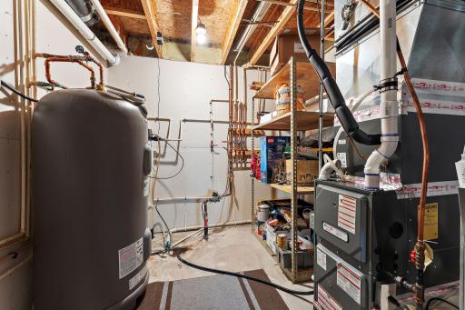 Utility room - newer furnace and water heater!