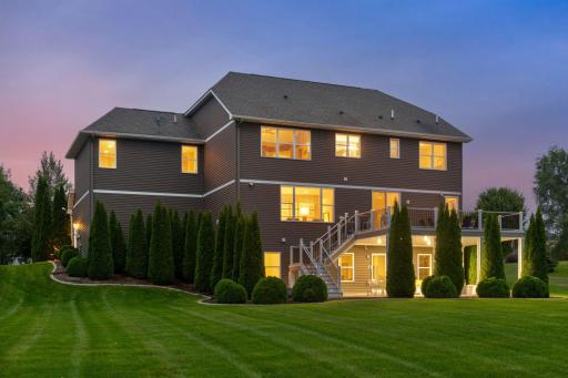 Rear of home showing windows that allow ample natural light
