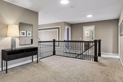 Large landing/loft space as you reach the top of the stairs