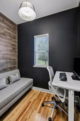 Secondary office space sits off kitchen, could be converted back to walk in pantry