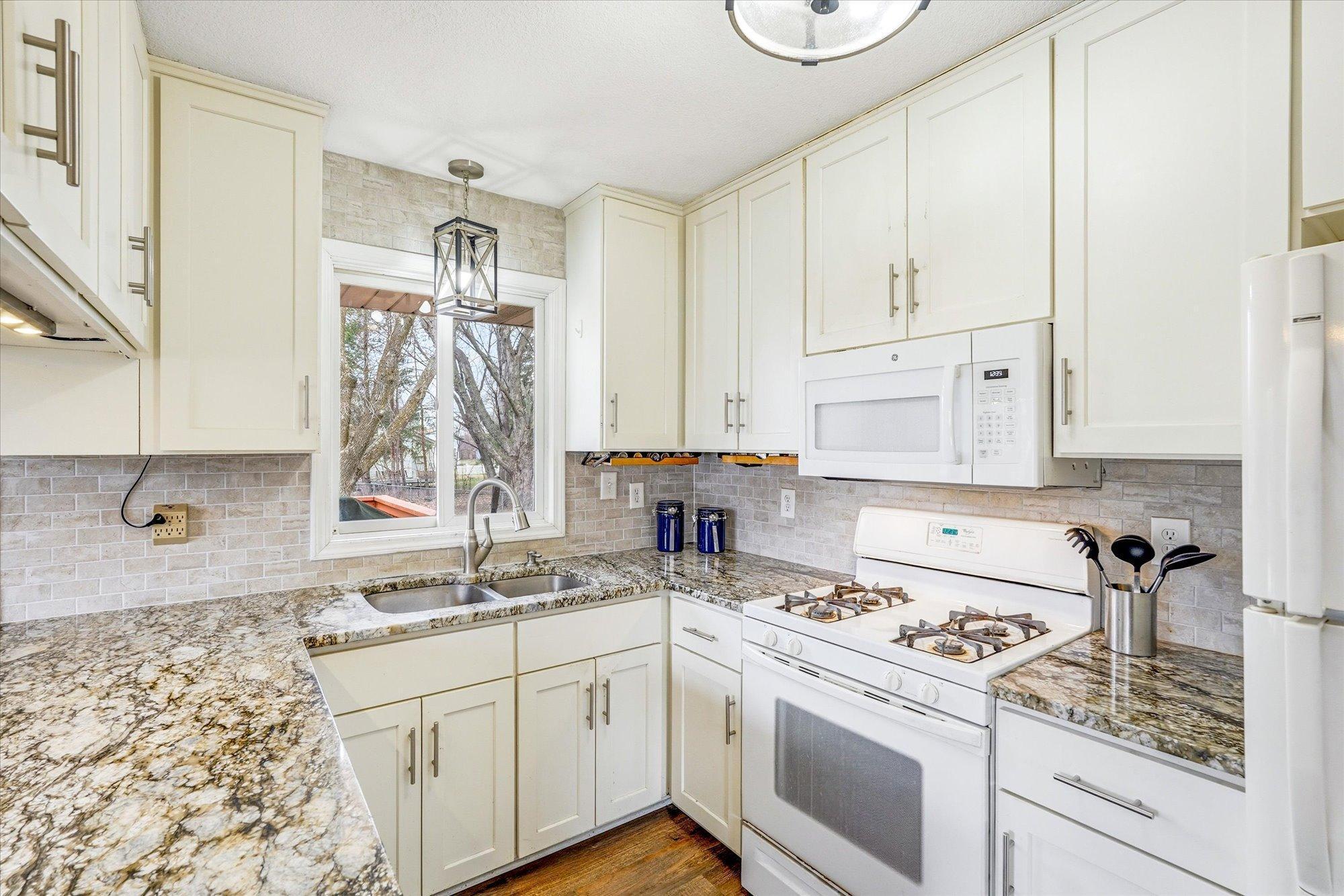 Window overlooking large backyard