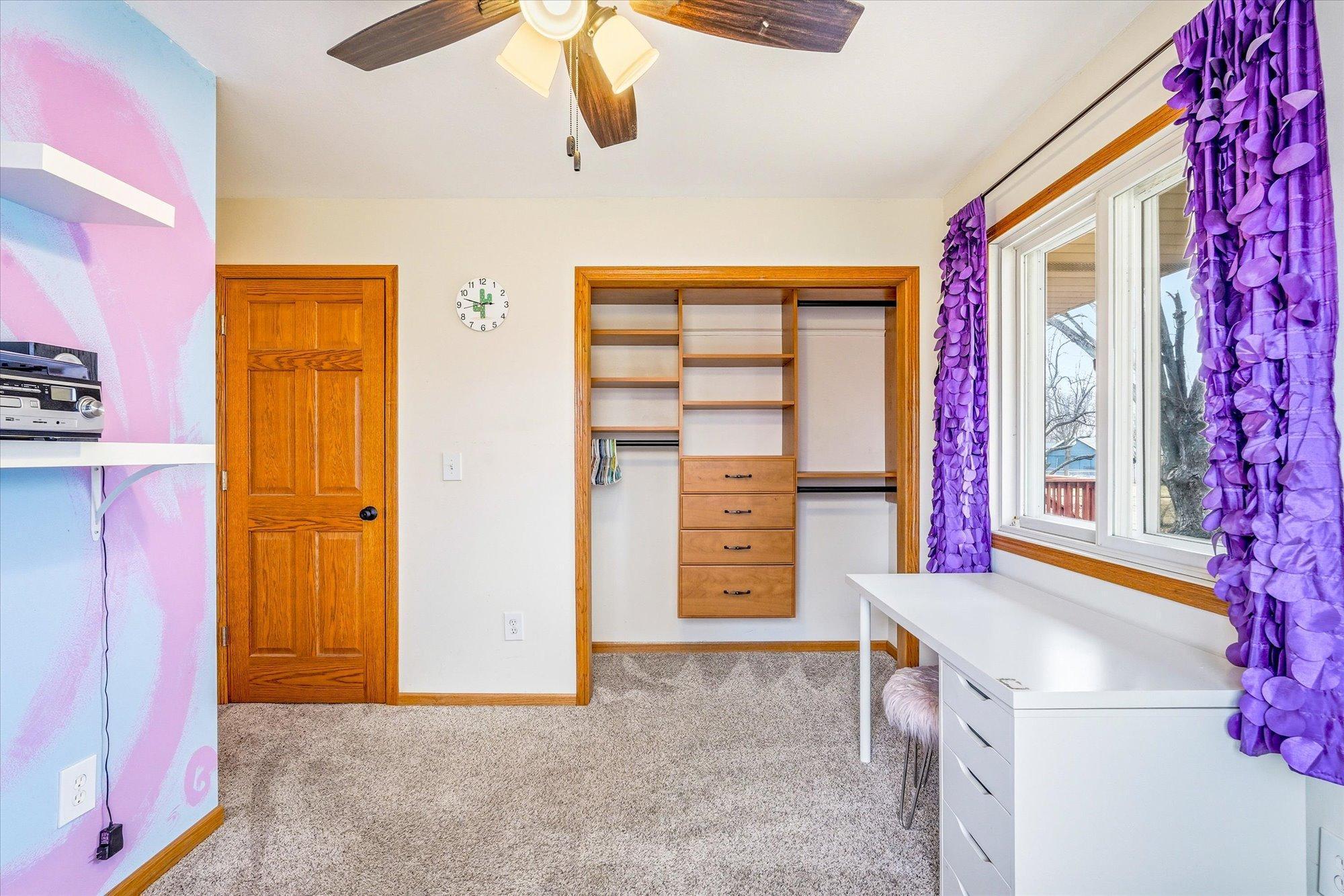 Nice closet with storage