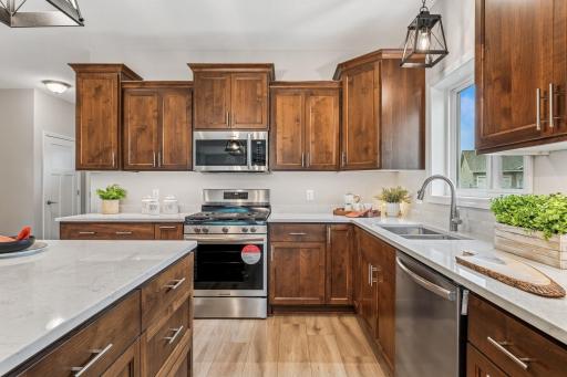 Configure your custom cabinets to your taste, choose lighting, appliances, flooring - everything!