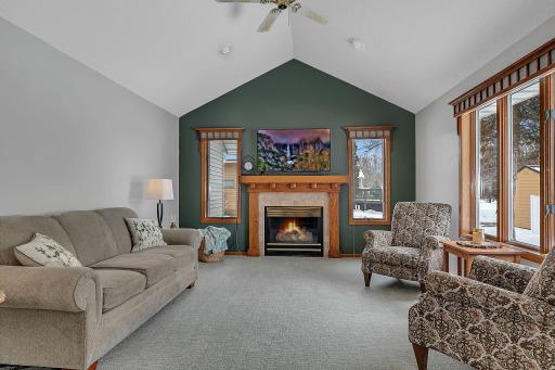 Family Room is Perfect for Relaxing by the Fireplace and Entertaining. 17 x 13
