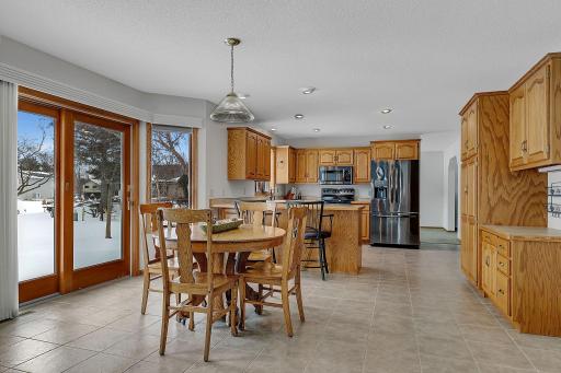 Informal Dining and Counter Seating for Casual Dining - Cabinet Pantry and "Coffee Station" Counter
