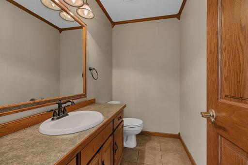 Main Floor 1/2 Bath with Updated Fixtures and Lighting