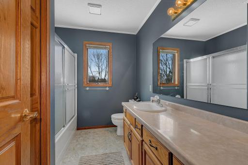 Upper Level Bath - Modern Tones - An Abundance of Cabinetry