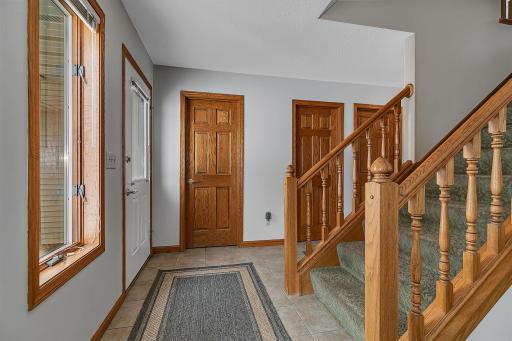 Foyer Entry - 4 x 8 Closet - 6 Panel Doors Throughout